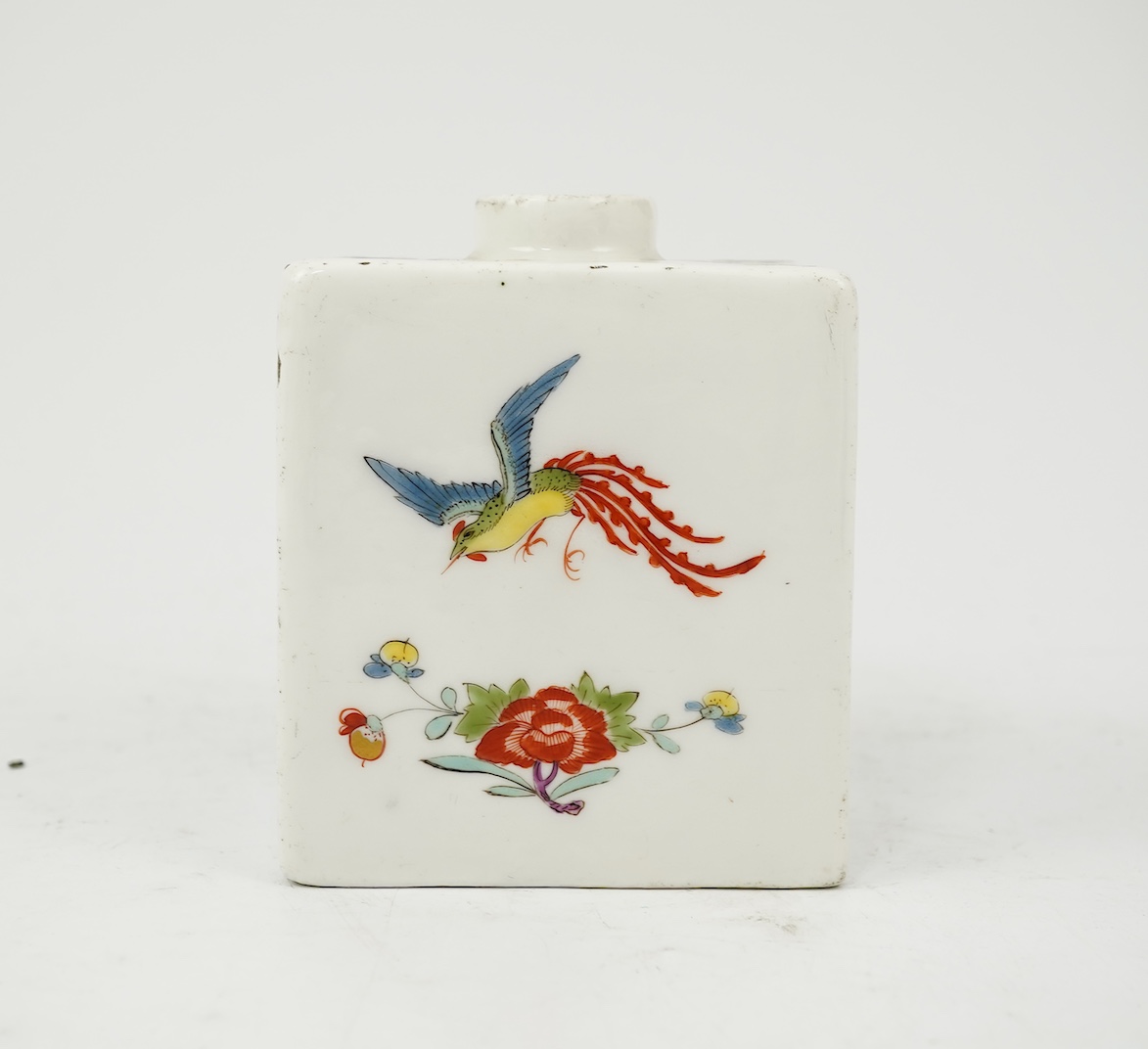 A Meissen kakiemon tea caddy, c.1735